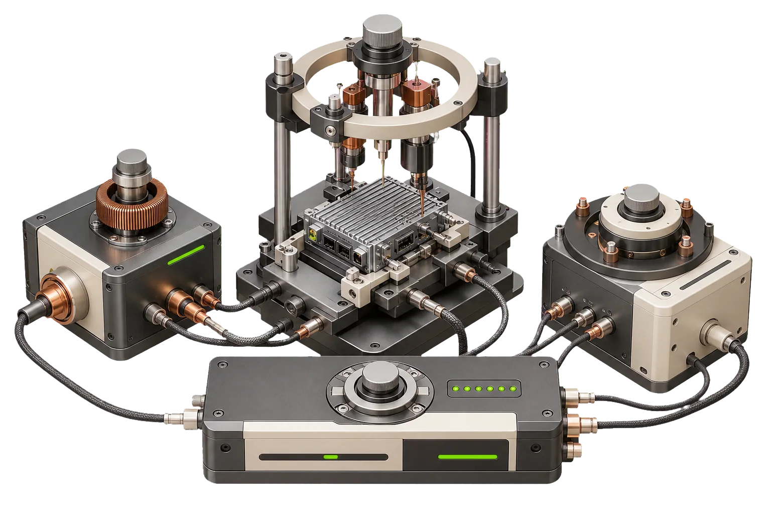 Engineering evidence rig representing measurable innovation impact